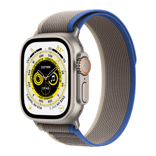 Apple Watch Ultra GPS + Cellular 49mm Trail Loop size S/M Màu Xám Xanh