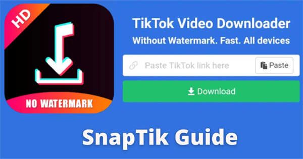 SnapTik – App tải video Tiktok không logo trên iPhone