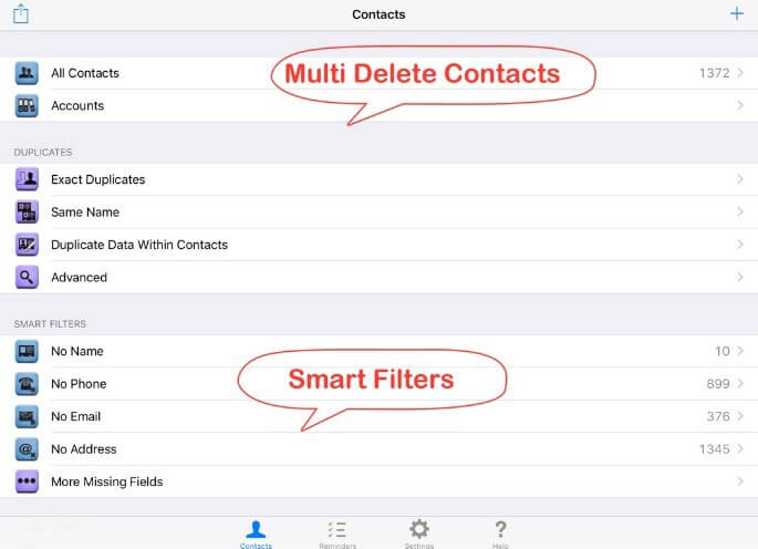 Cách xóa nhiều số trong danh bạ iPhone cùng một lúc bằng Delete Contacts +