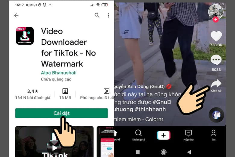 Hướng dẫn cách lưu video TikTok khi không có nút lưu mới nhất